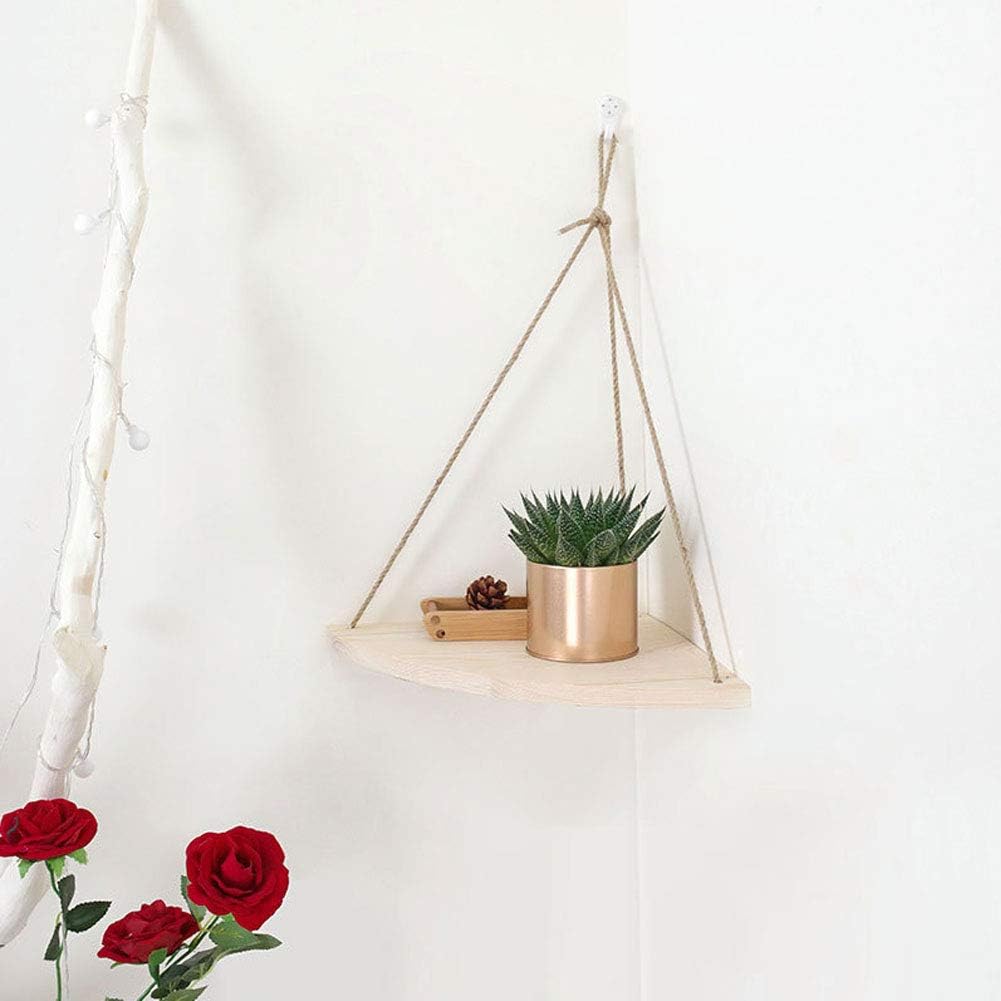 Joyzan Triangle Corner Shelf Wall Decor Organizer