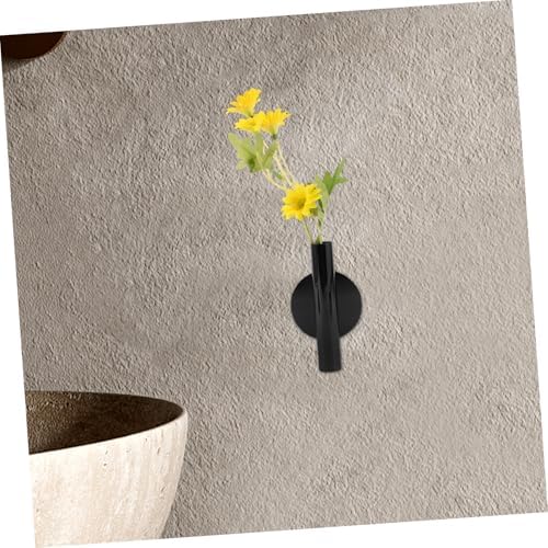 Zerodeko 2pcs Wall Mounted Metal Flower Vase Tubes