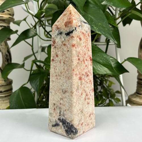Natural Sunstone Crystal Obelisk Tower - RPO436
