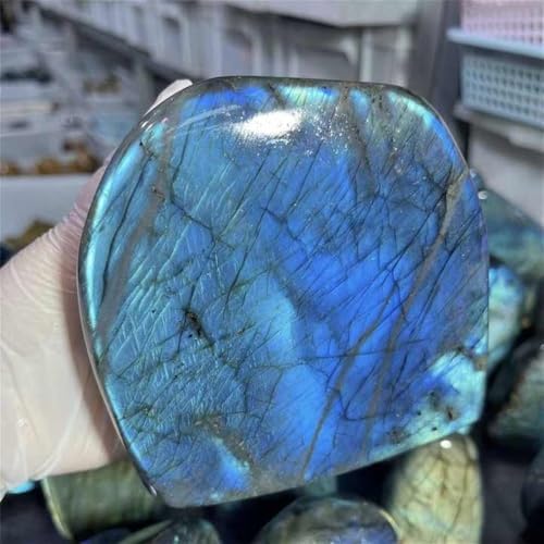 1pc Polished Labradorite Crystal Stand Stone