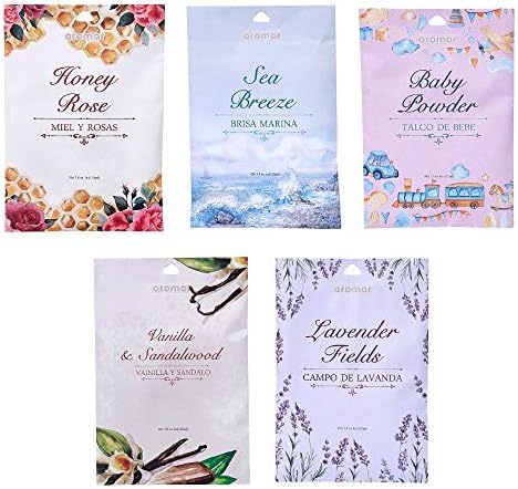 6 Scented Fragrance Sachets for Wardrobe Home Drawer