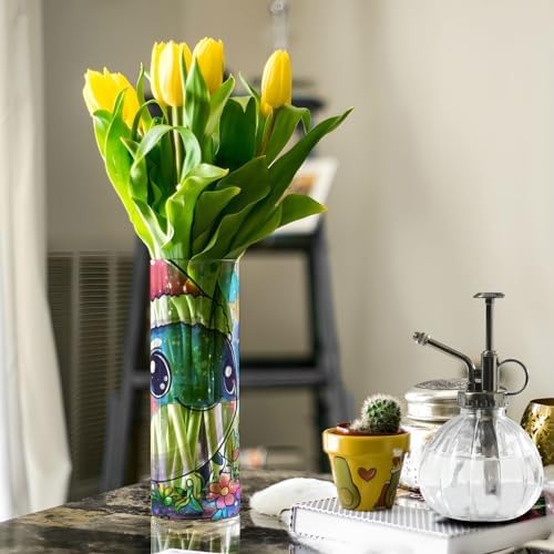 Cute Blue Whale Plastic Vase for Centerpieces