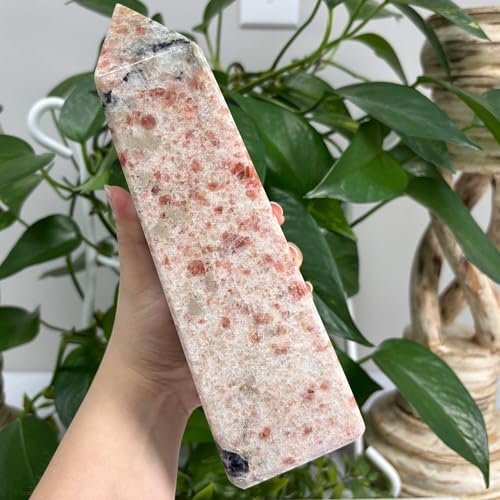 Natural Sunstone Crystal Obelisk Tower - RPO436