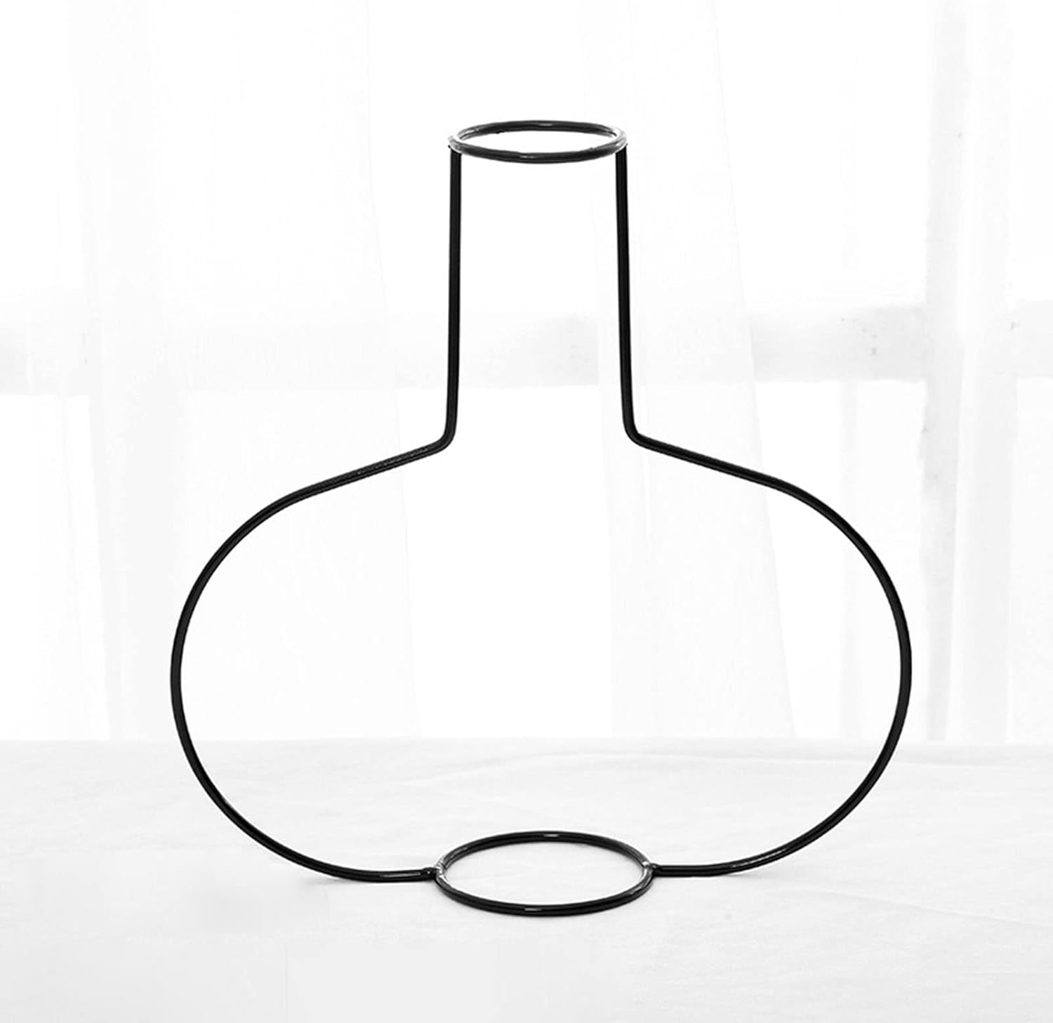 Iron Wire Flower Vase for Home Decor