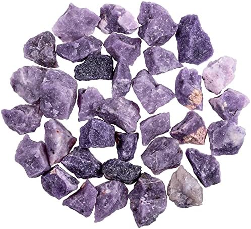 SUNYIK Lilac Crystal Stones 1 Pound for Tumbling and Jewelry