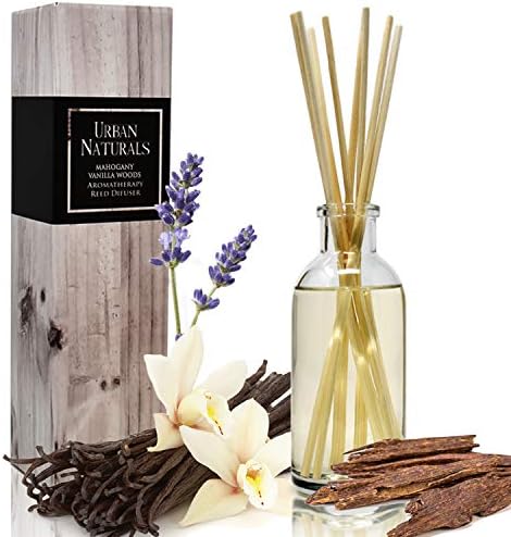 Urban Naturals Mahogany Vanilla Reed Diffuser Refill Bundle