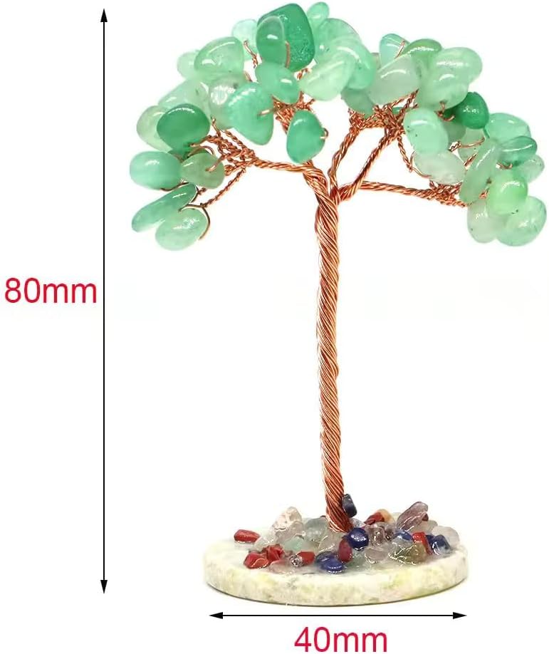 Natural Crystal Money Tree with Quartz Base
