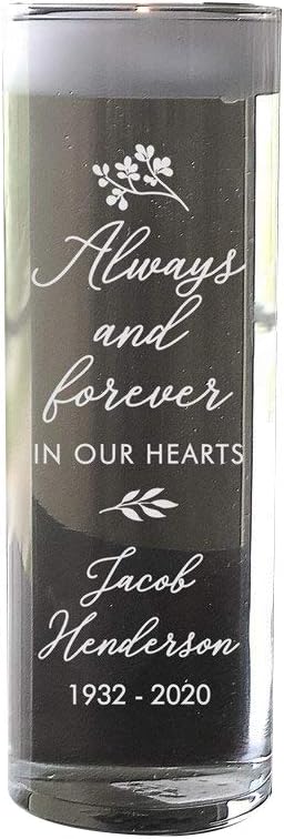 GiftsForYouNow Always and Forever in Our Hearts Floating Candle Vase