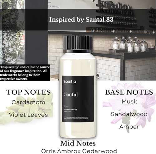 Scentia Santal Diffuser Oil 120ml Luxury Fragrance
