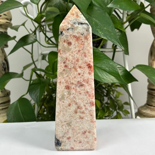 Natural Sunstone Crystal Obelisk Tower - RPO436