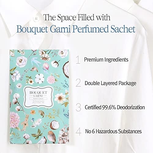 Bouquet Garni Mini Clean Soap Scent Sachet - 10 Count
