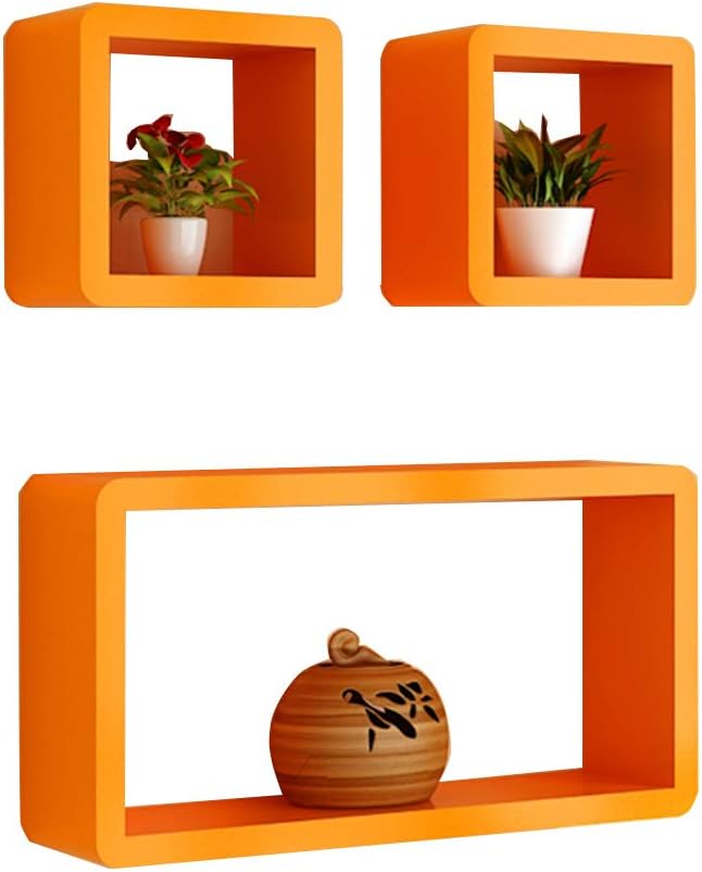 LIANGLIANG Floating Wall Shelf Creative Cube Display Stand