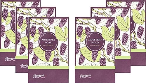 Floral Simplicity Mulberry Road Scented Sachets Pack of 6