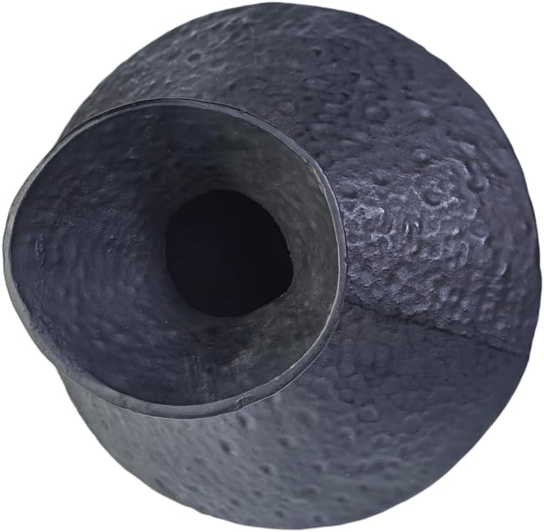 Cast Iron Decorative Vase 886 H Black