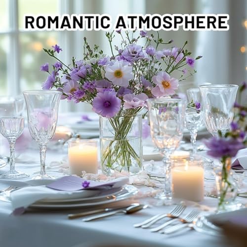 6 Pcs Glass Cylinder Vase for Party Centerpieces