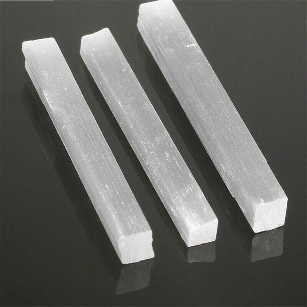 KatLin Natural Selenite Strip Transparent Gypsum Stick Long White Protective Power Ornaments