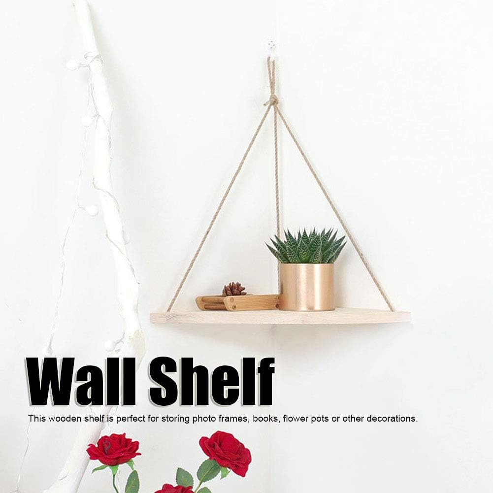Joyzan Triangle Corner Shelf Wall Decor Organizer
