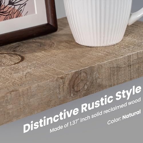 Rustic Floating Shelves 8 Inch Deep Farmhouse Style