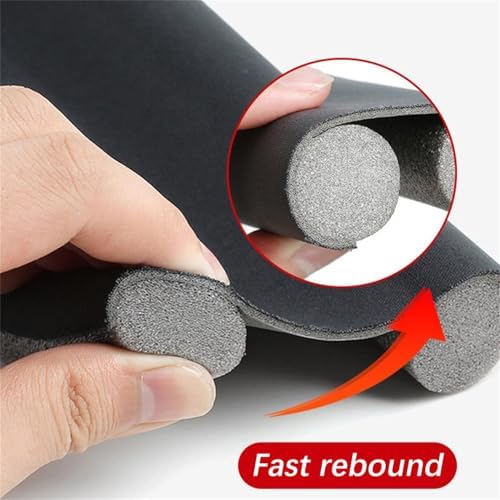 Adjustable Door Draft Stopper - 366 Inch Gray