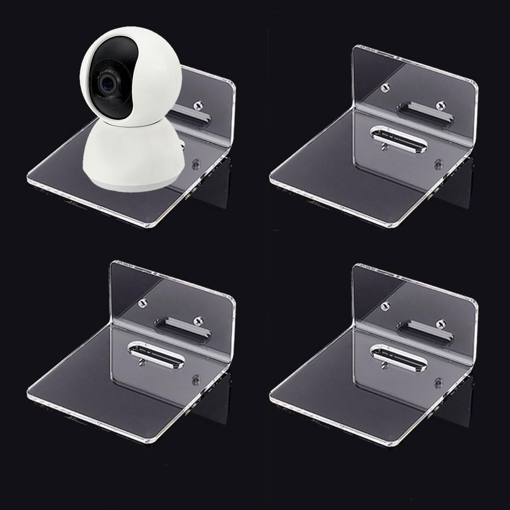 PH PandaHall 4pcs Clear Acrylic Floating Shelves