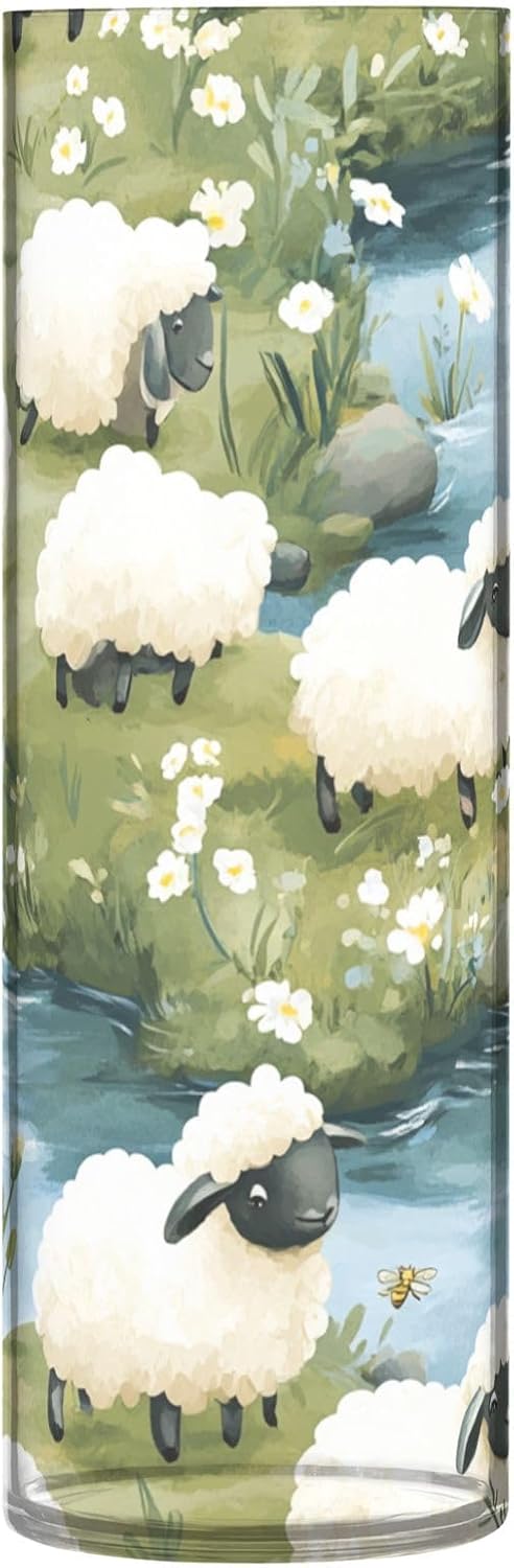 Cartoon Sheep Vase Floating Candle Holder 118 x 39 Inch