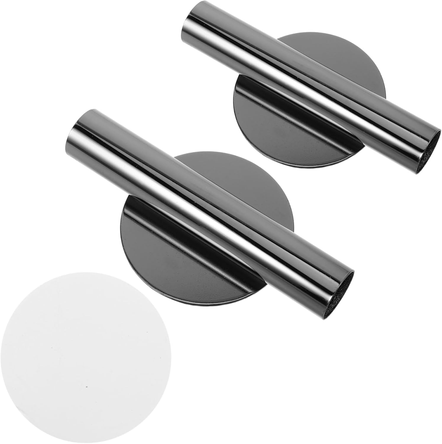 ABOOFAN 2Pcs Wall Mounted Metal Flower Vases No Drill Adhesive Installation