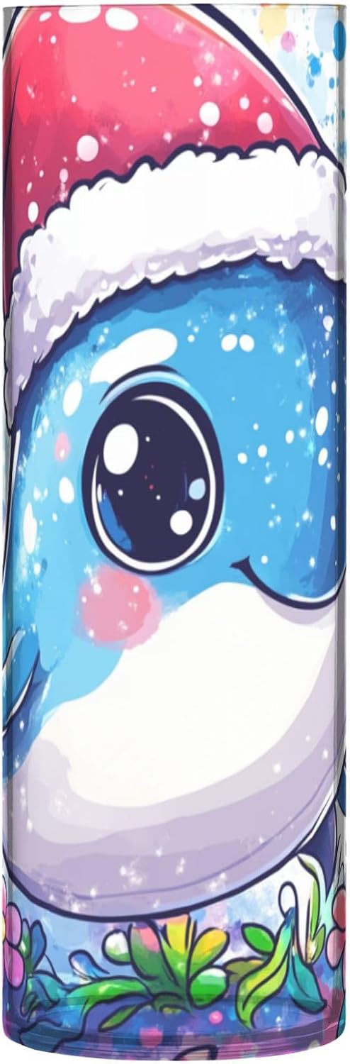 Cute Blue Whale Plastic Vase for Centerpieces