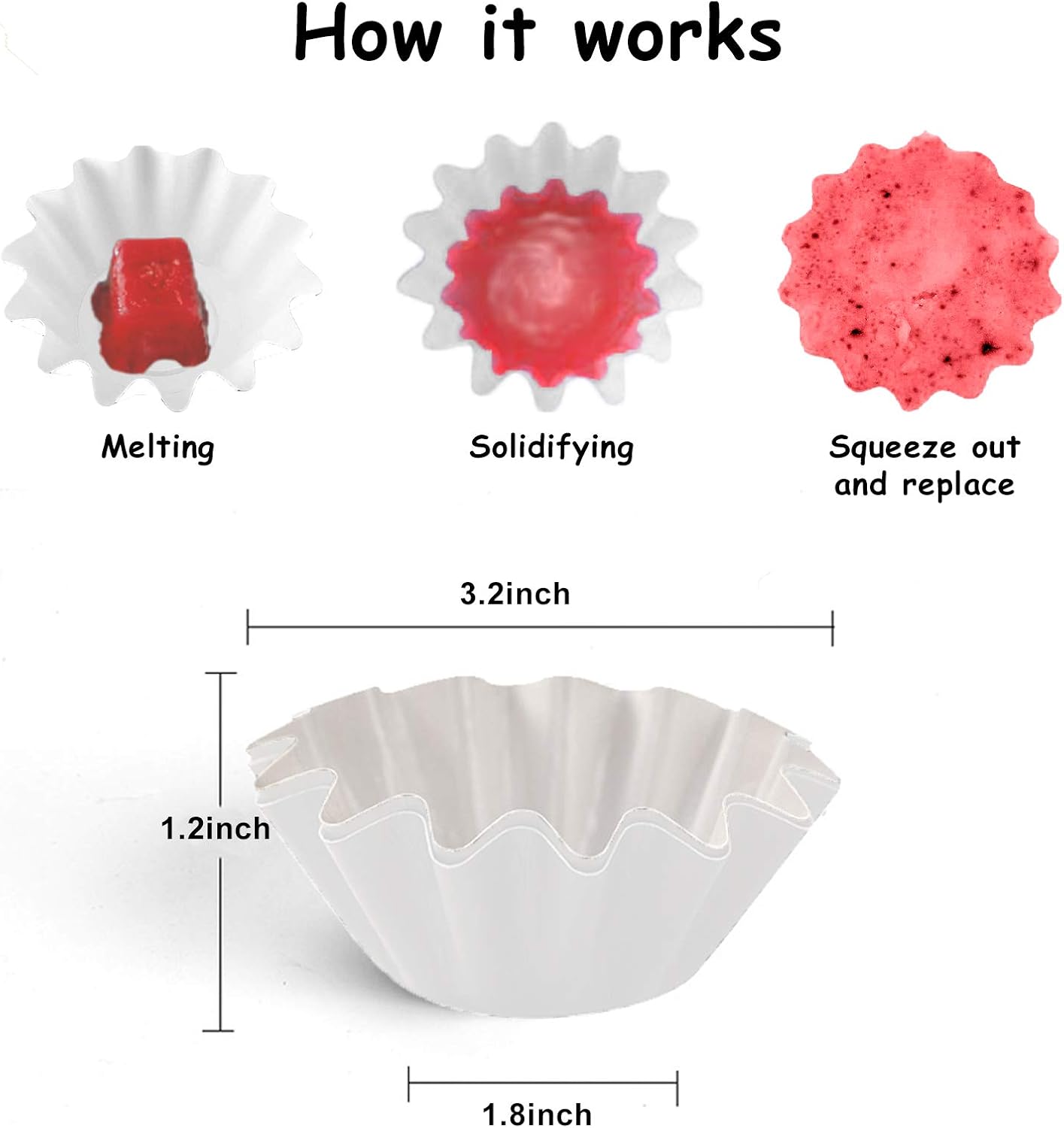 JuoPool 50 Wax Melt Warmer Liners