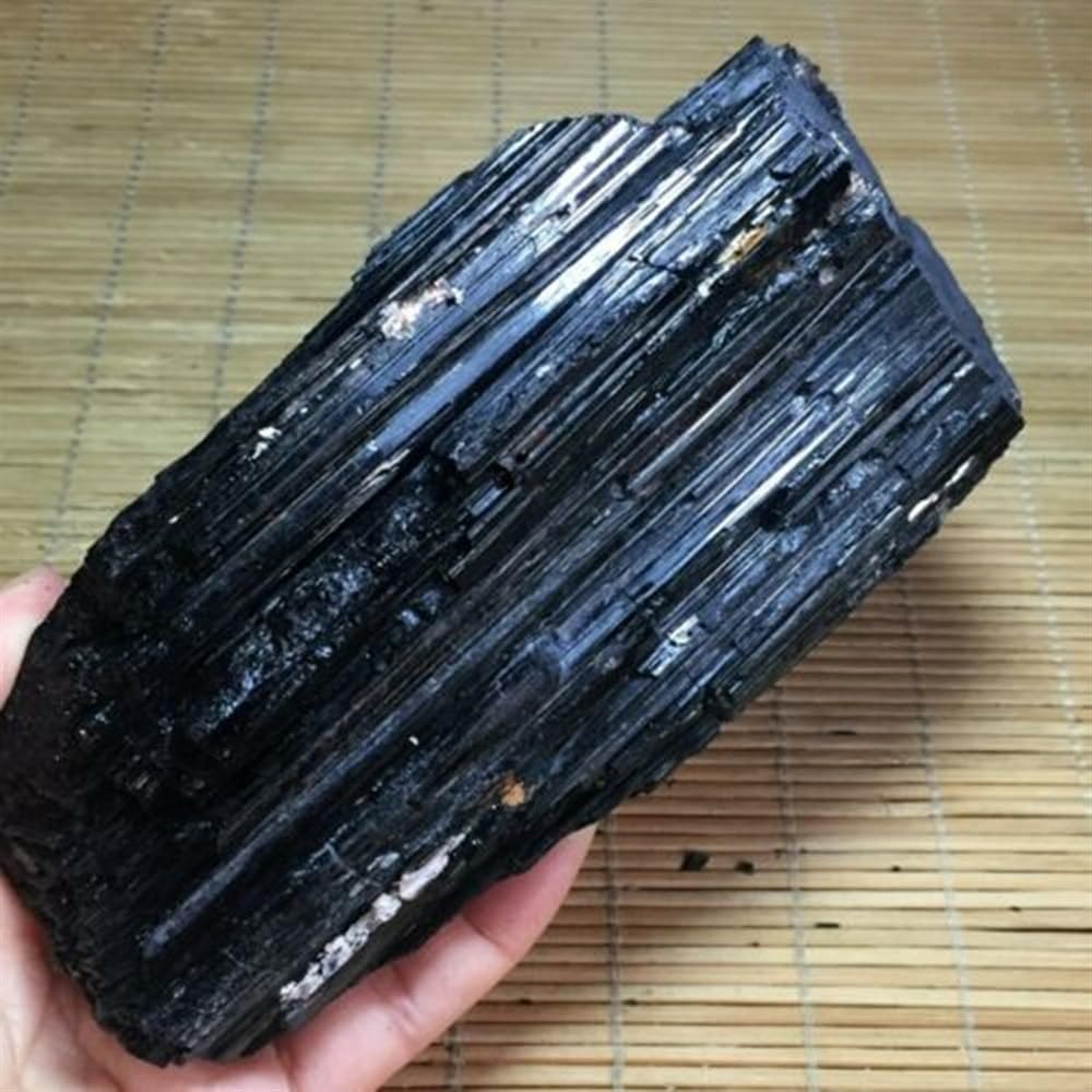 KatLin Natural Black Tourmaline Rough Rock Sample Ornament