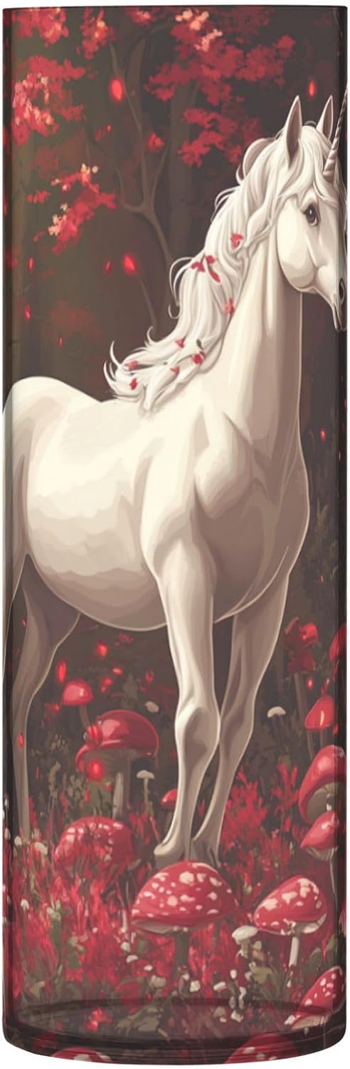 Robust Unicorns White Plastic Cylinder Vase 118x39 Inch