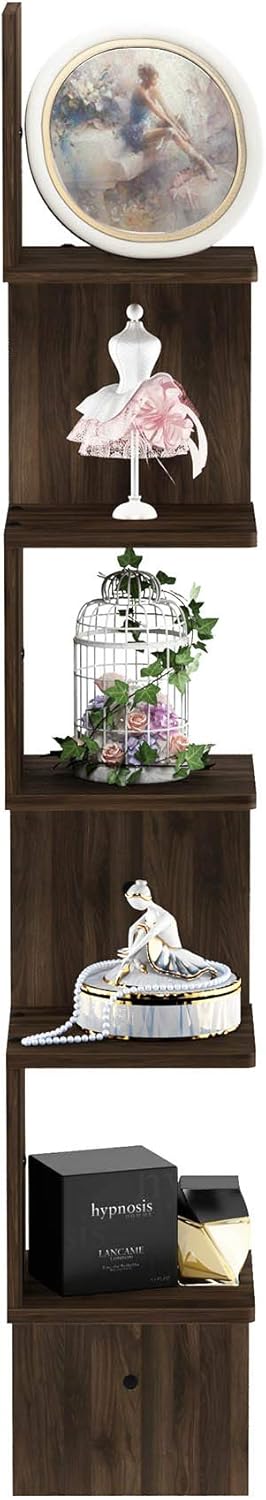 Furinno Rossi 5-Tier Floating Corner Shelf