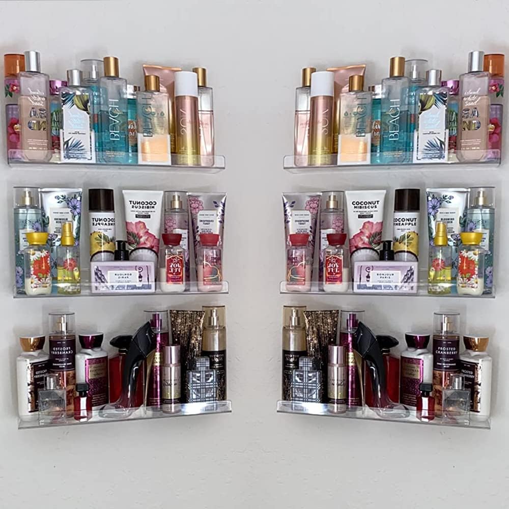 ECOSEAO Floating Shelves Set of 6 for Home Display