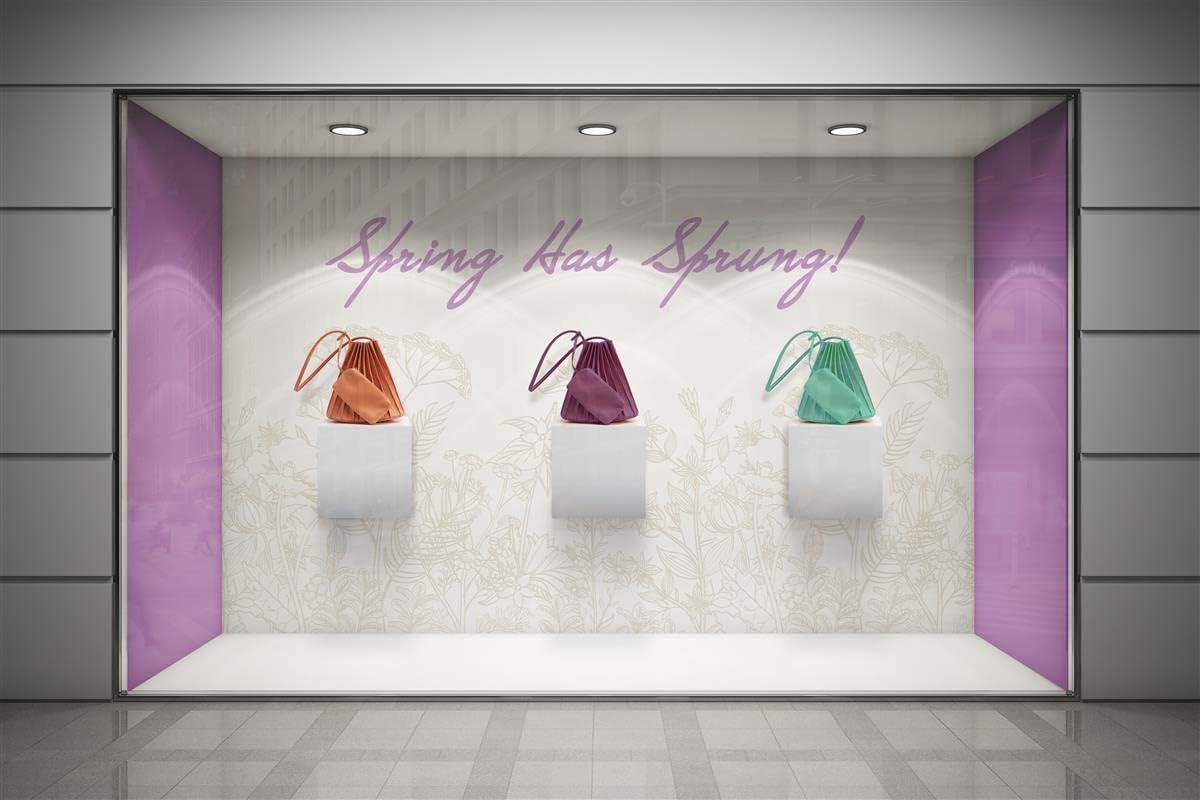 Displays2go Floating Wall Cube Pedestal - 12x10 White
