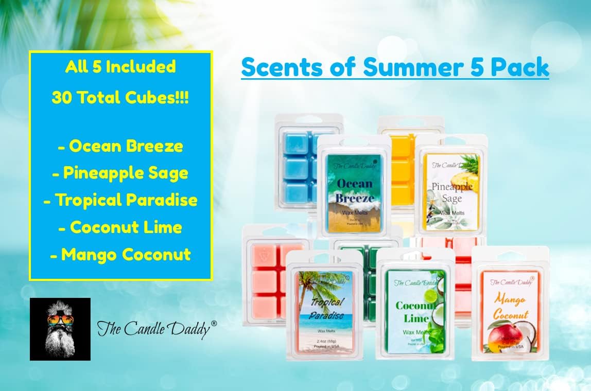 The Candle Daddy Scents of Summer 5 Pack
