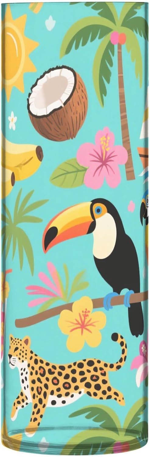 Summer Blue Animal Sea Plastic Hurricane Vase 118 x 39 Inch