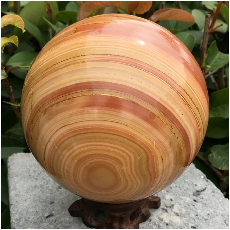 ASPROD Natural Wood Grain Quartz Gem Room Decoration Stones