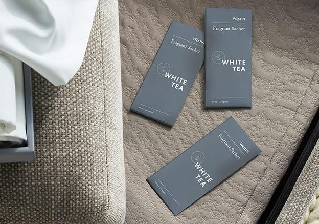 Westin Hotels White Tea Scent Sachets 3 Pack