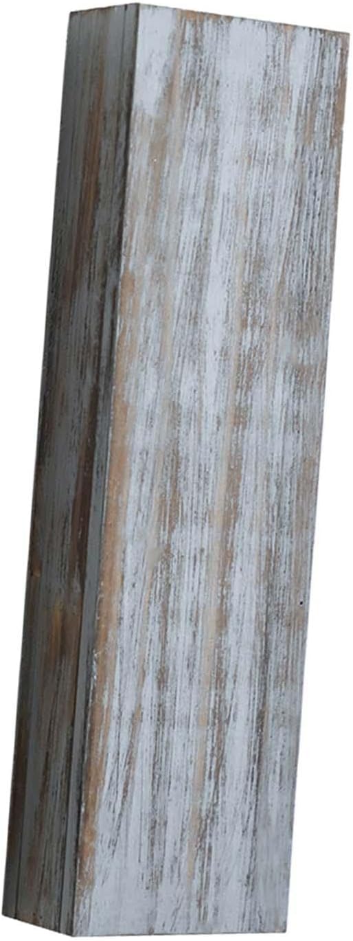 Wood Wall Planter for Indoor Plants and Dried Flowers