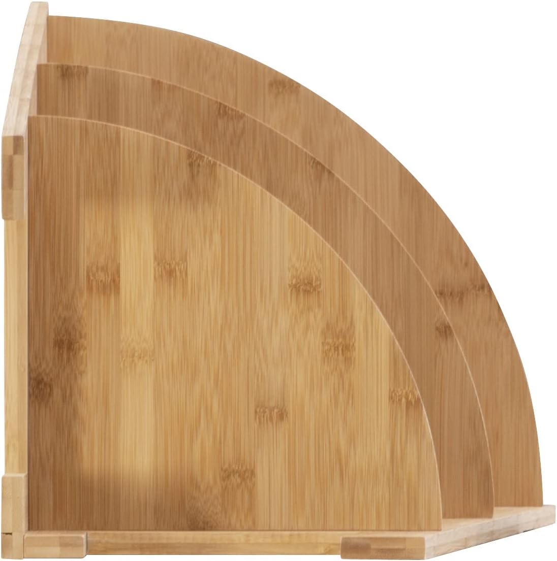 Linon Amzn0326 Bamboo Corner Shelf Brown