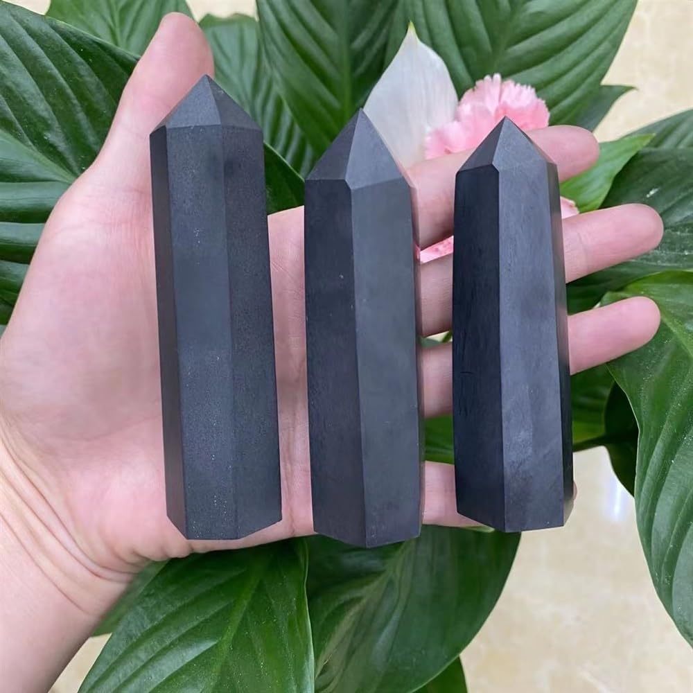 KatLin Natural Mountain Cap Stone Crystal Obelisk Decor
