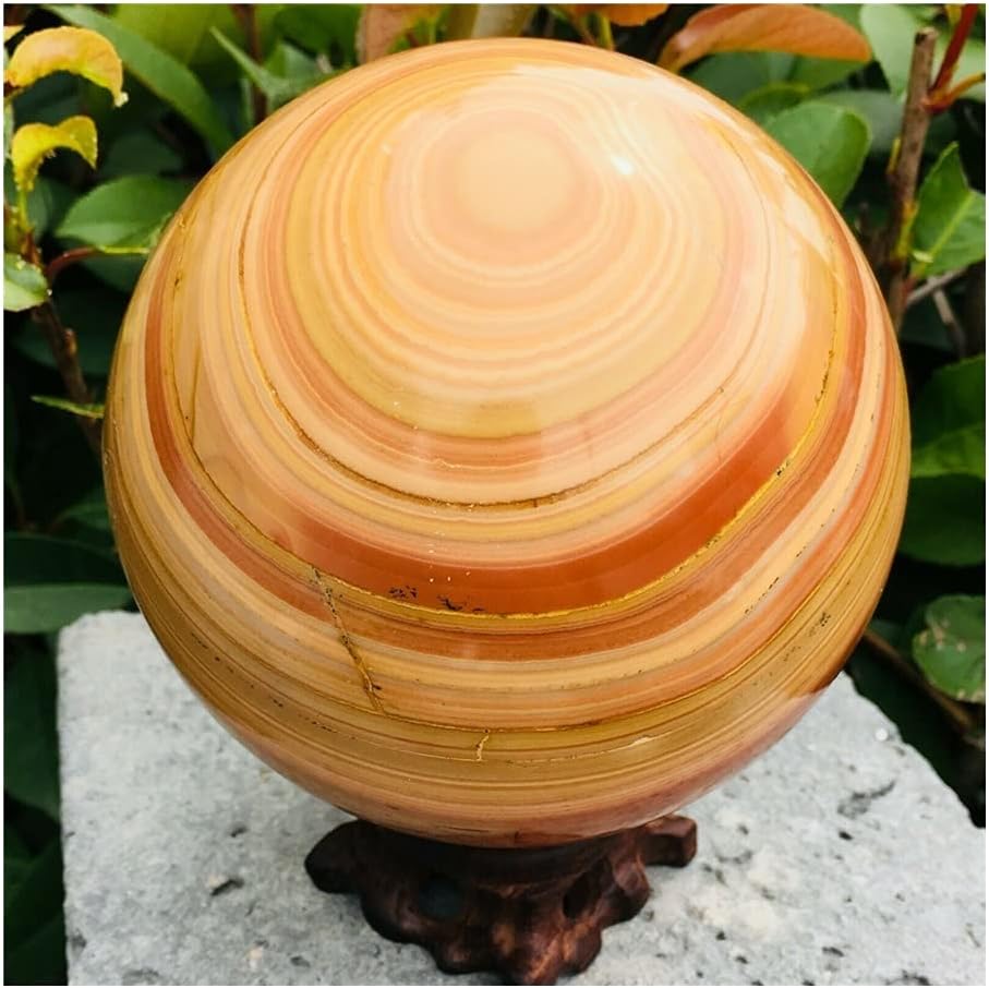 ASPROD Natural Wood Grain Quartz Gem Room Decoration Stones