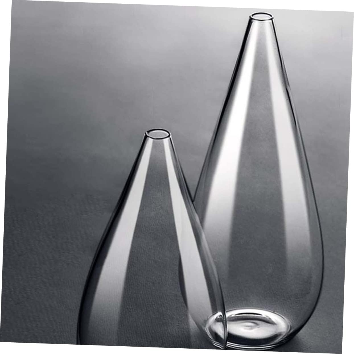 Cabilock Frosted Glass Dried Flower Vase Decor