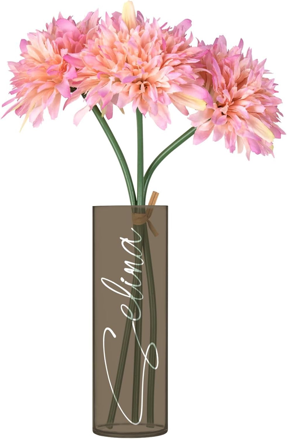 J JOYSAY Custom Ash Brown Vase for Centerpieces