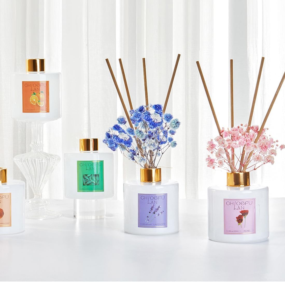 Chloefu LAN Vanilla Reed Diffuser Set 7oz