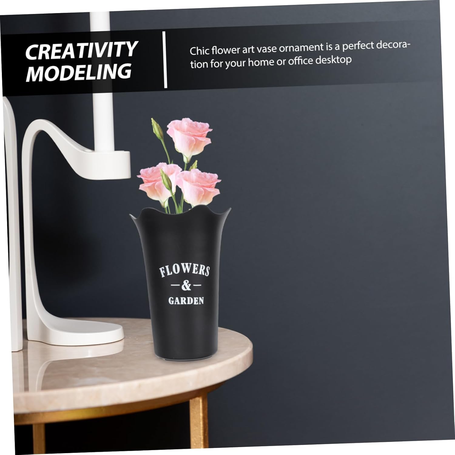 Cute Flower Arranging Bucket Vase for Dried Flowers
