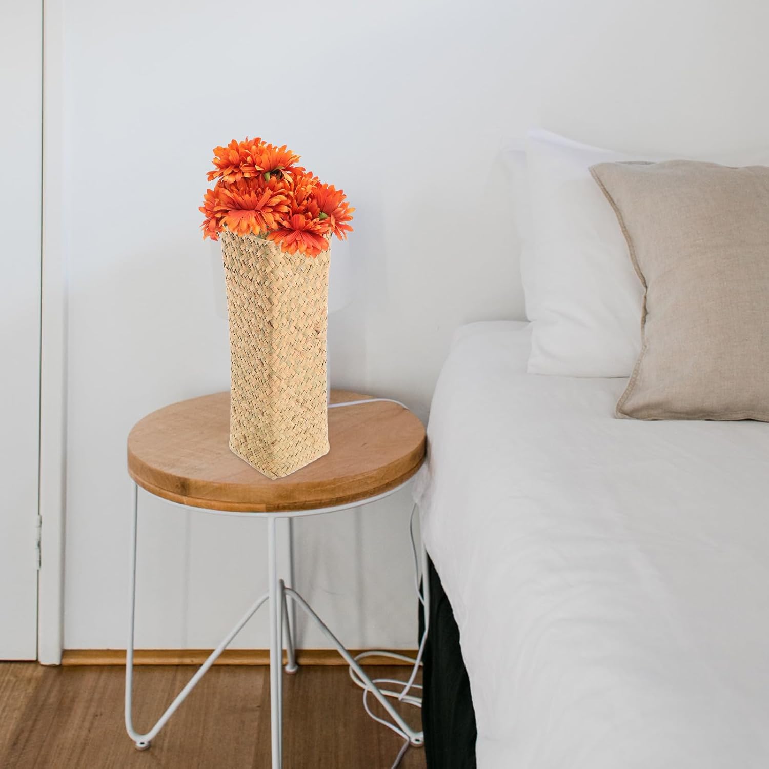 Alipis Natural Seaweed Weave Basket Rattan Vase
