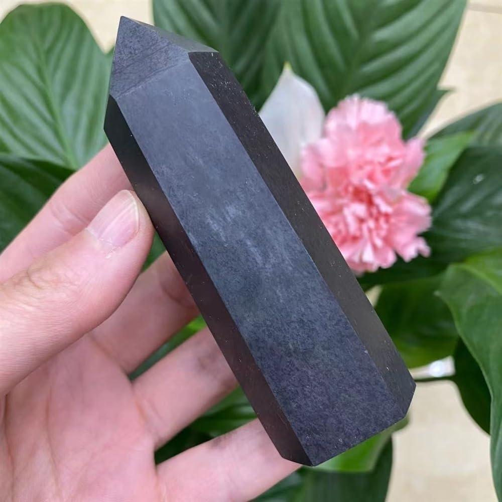 KatLin Natural Mountain Cap Stone Crystal Obelisk Decor