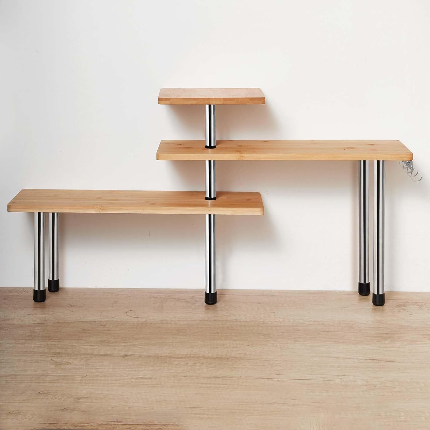 HYNAWIN Corner Shelf 3 Tier Space Saving Organizer