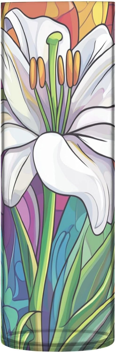 Easter Lily Happy Easter Plastic Flower Vase Decor