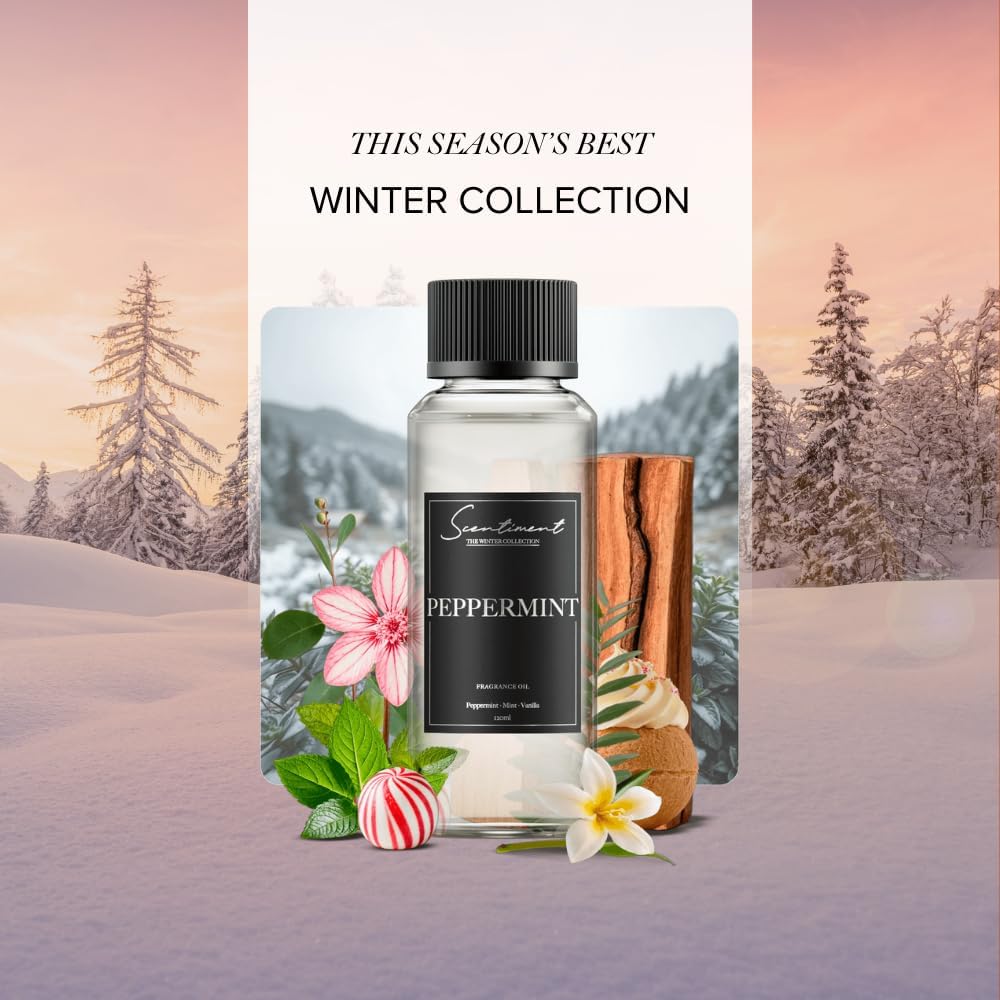 Scentiment Peppermint Winter Diffuser Oil 20ml